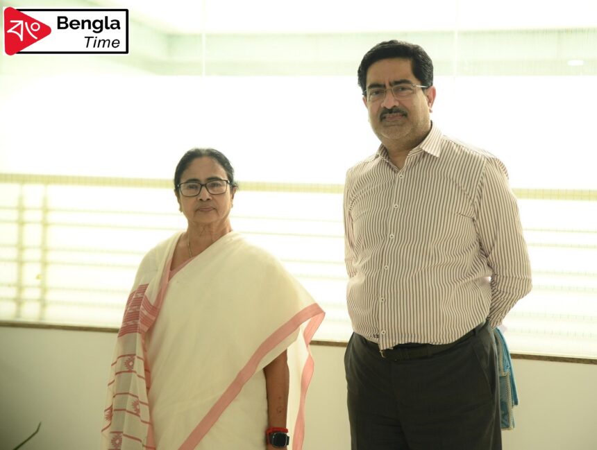 "Chief Minister Mamata Banerjee's meeting with Kumar Mangalam Birla at Nabanna discusses significant investment opportunities in West Bengal."